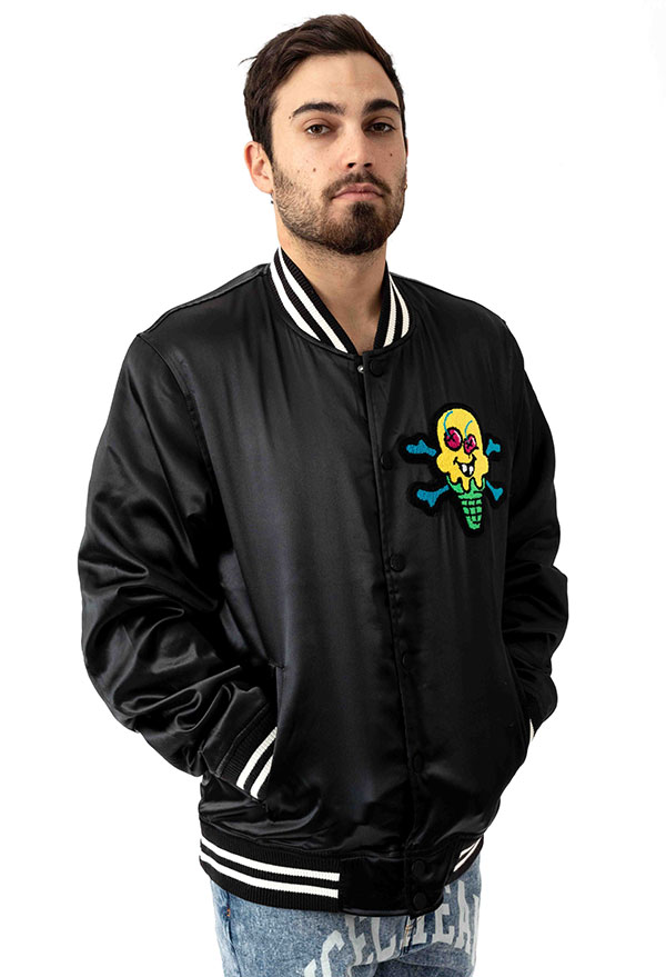 楽天市場】ICECREAM(アイスクリーム)スタジャン サテンジャケット