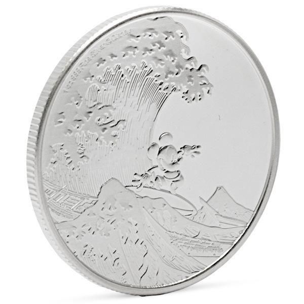 楽天市場】【追跡可】 2025 1オンス ニウエ ミッキーマウスと北斎の