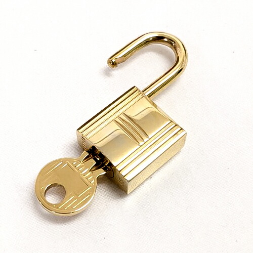 楽天市場】エルメス HERMES カデナ キー 1セット GD金具 ゴールド金具