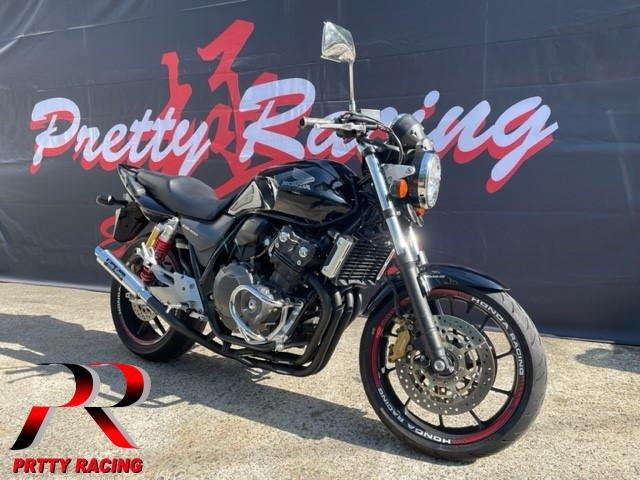 楽天市場】HONDA CB400SF REVO NC42 分割式 42.7π (極ﾀｲﾌﾟ3) 黒 PRETTY
