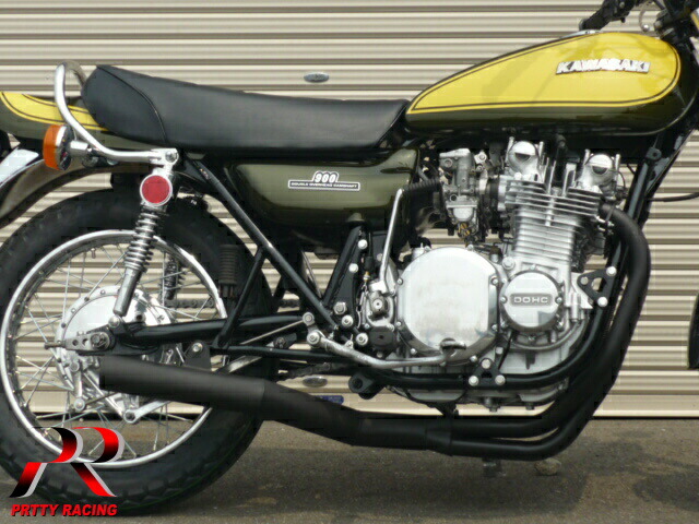 楽天市場】PRETTYRACING SPIDER KAWASAKI Z1/Z2 ショート管 70π 新品