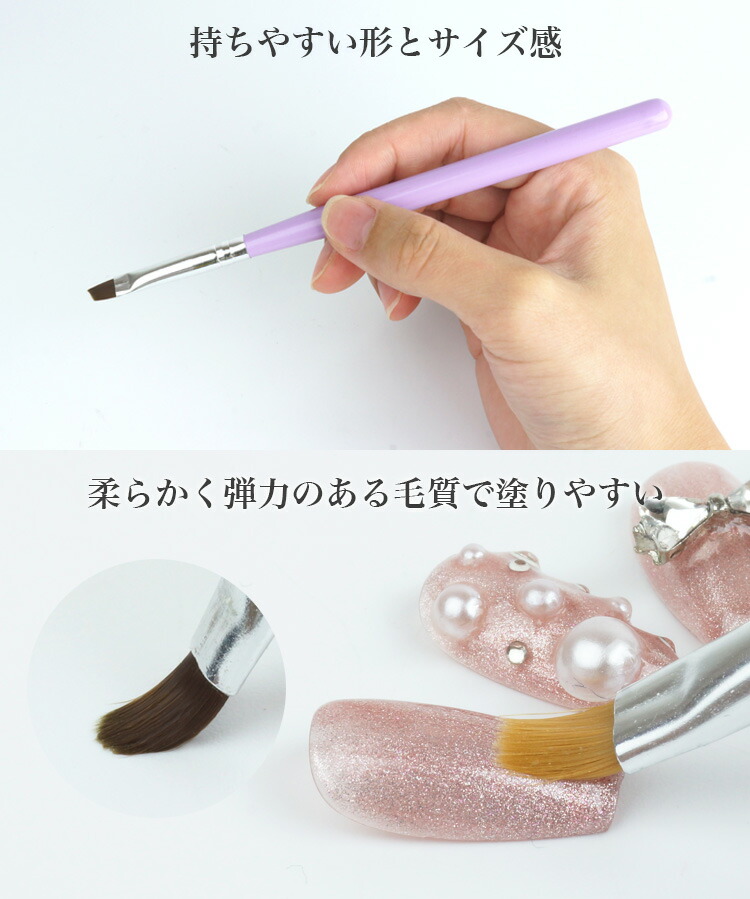 楽天市場】【動画あり】 ネイル ブラシ 6本セット ジェル ネイルアート