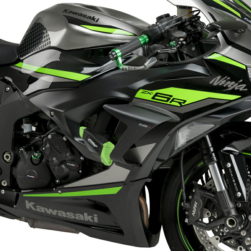 楽天市場】Puig 21793N FRAME SLIDERS [Pro 2.0] Kawasaki ZX-6R Ninja