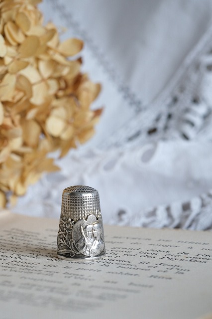 楽天市場】フランス アンティーク 指ぬき シルバー800 F131 : リカム