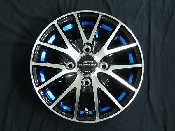 楽天市場】送料無料・アルミホイール4本12inch 4.0J +42（4穴PCD100