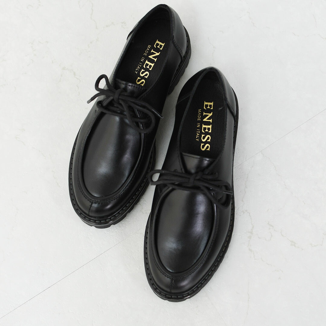 楽天市場】ENESS [エネス] COW LEATHER TYROLEAN SHOES [ST-5709