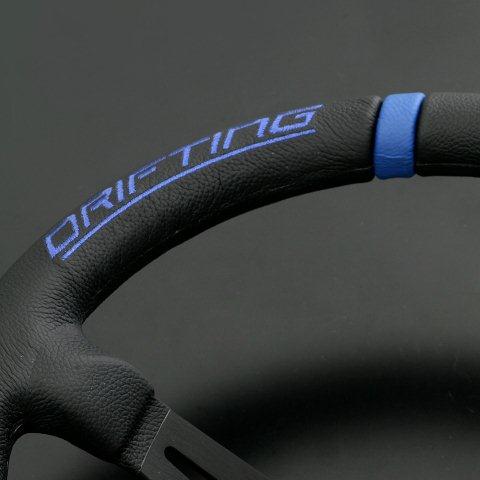 楽天市場】MOMO DRIFTING 35パイ ブルー モモステアリング ド