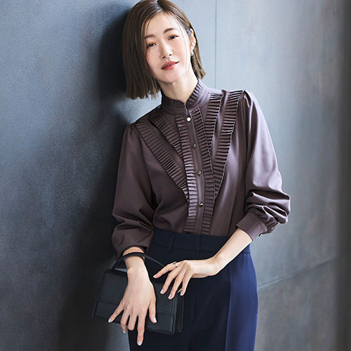 楽天市場】【新色入荷】【洗える/ストレッチ】レディース ブラウス