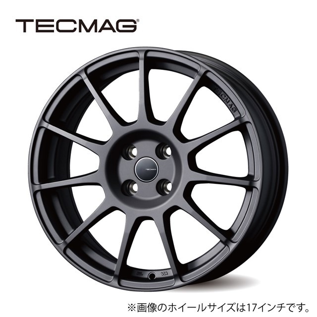 H-323☆TECMAG 17インチアルミホイール 4本セット☆