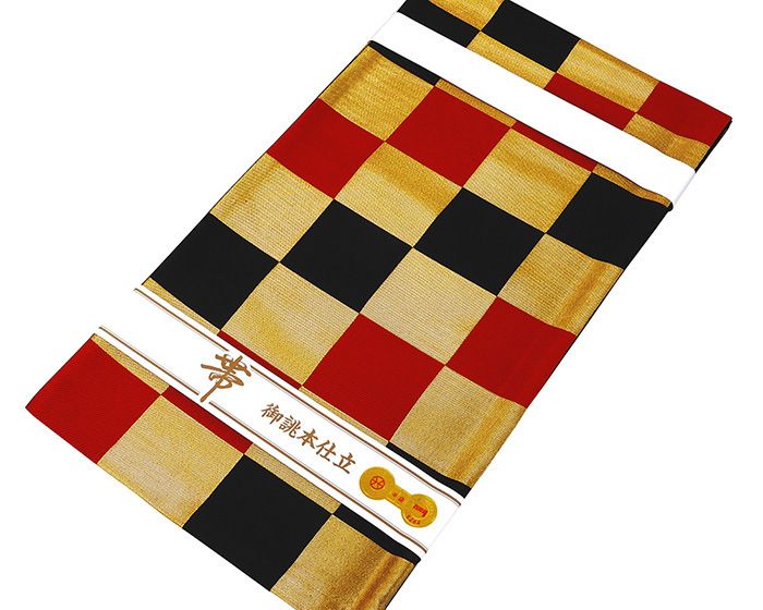楽天市場】袋帯 新品仕立済 西陣 大光謹製 市松模様 新品 仕立て上がり