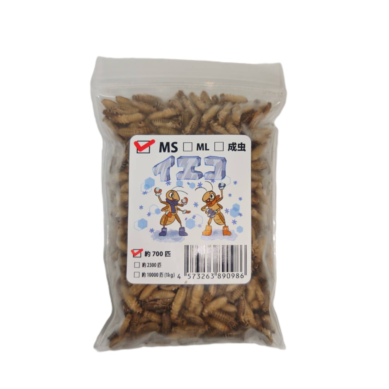 楽天市場】邑楽ファーム 冷凍イエコオロギ MSサイズ 爬虫類 両生類