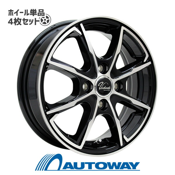 楽天市場】【4枚セット】 Verthandi PW-S8 14x4.5 +45 100x4 BK/POLISH