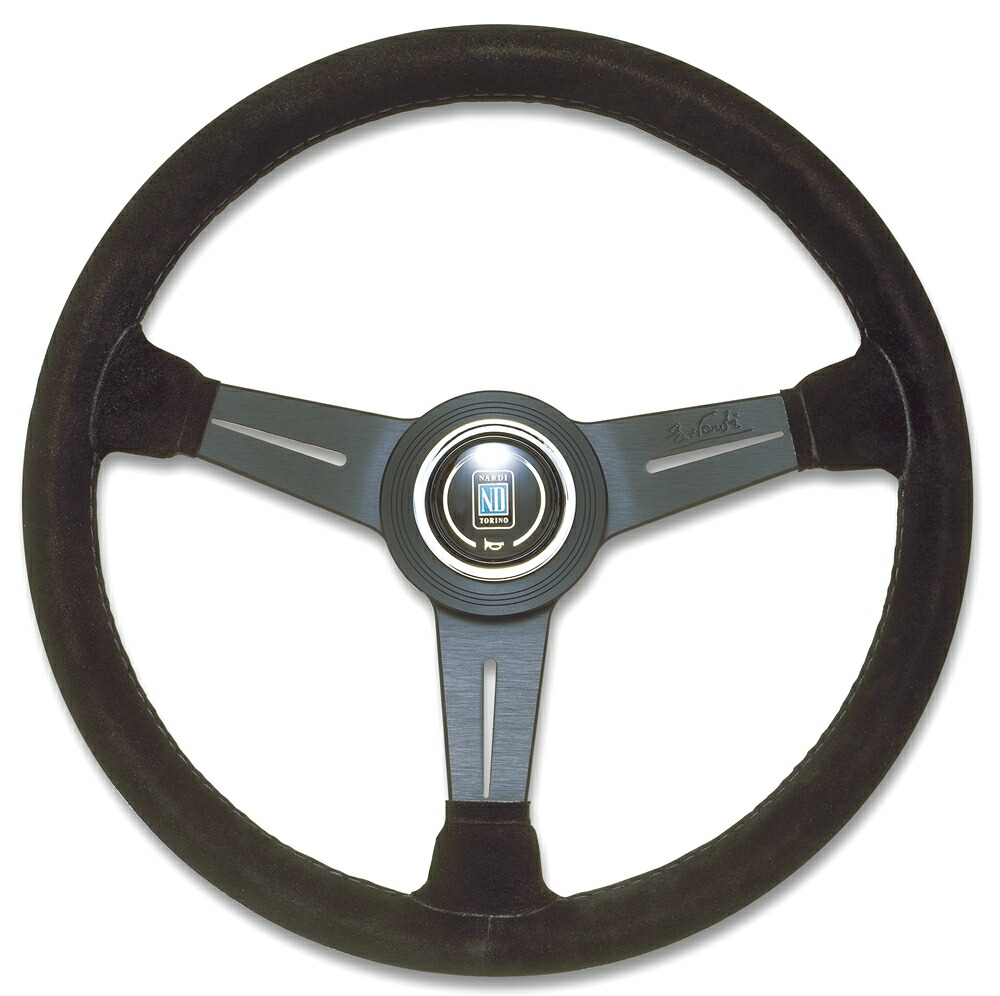 楽天市場】ステアリング NARDI クラシック ブラックスエード＆ブラック