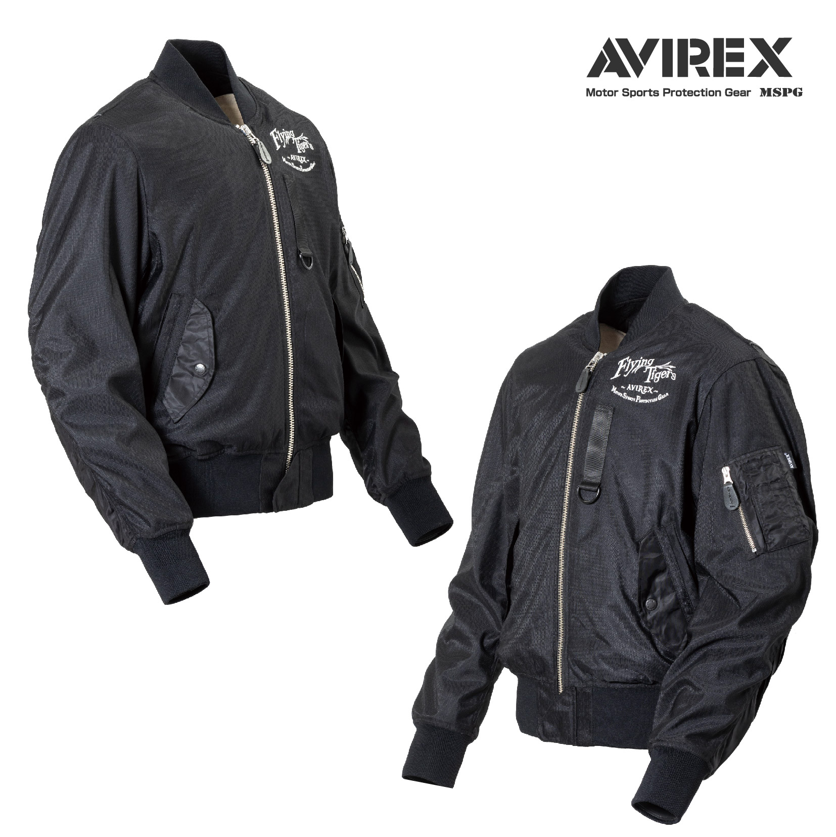 楽天市場】A2L1002 AVIREX MA-1 AIR MESH MC JAC FLYING TIGERS MODEL