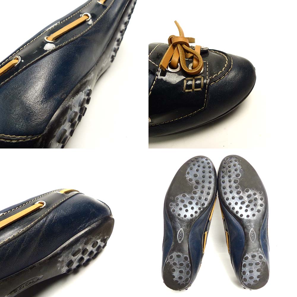 楽天市場】イタリア製 TOD'S / トッズ エナメル×レザー フラット