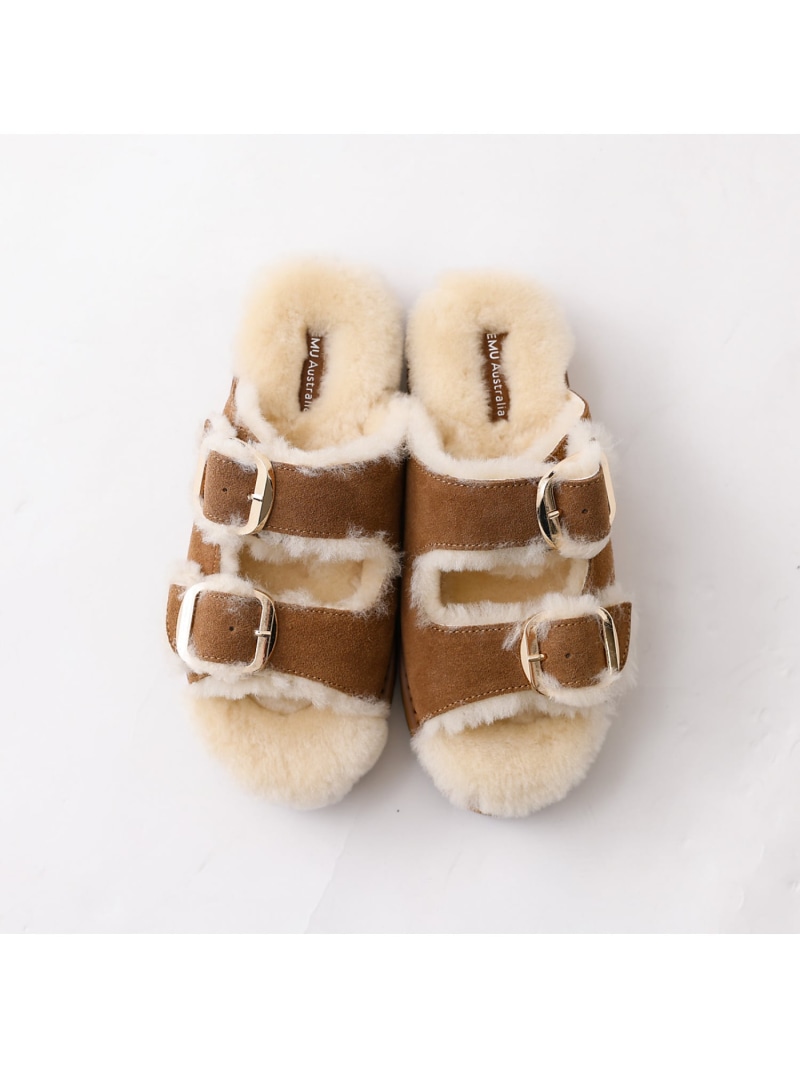 楽天市場】【EMU Australia/エミュオーストラリア】ファーサンダル