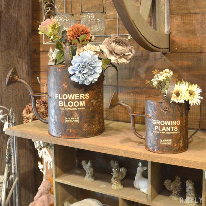 楽天市場】如雨露 ジョウロ シャビーテイスト 水やり ヴィンテージ