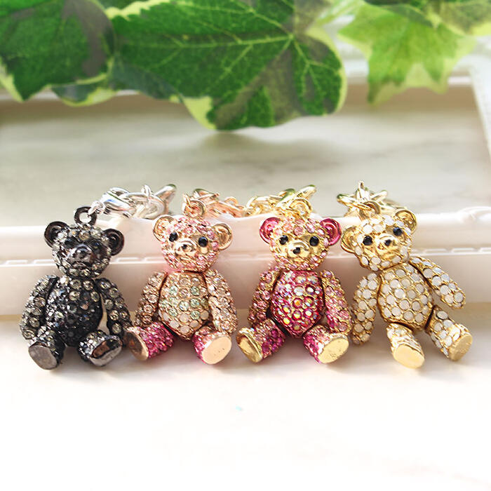 楽天市場】ABISTE クマキーホルダー/2223068 キーホルダー 人気 華やか