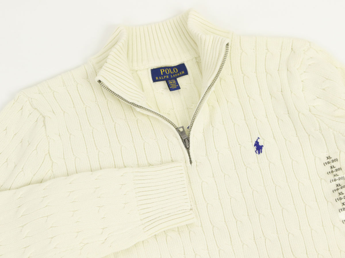 楽天市場】ポロ ラルフローレン ボーイズ コットン ケーブルニット