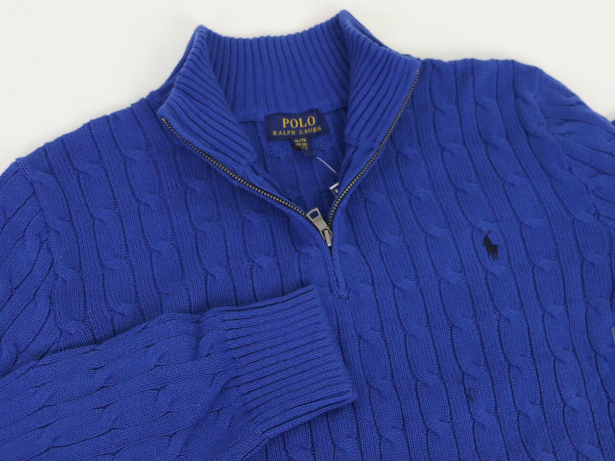 楽天市場】ポロ ラルフローレン ボーイズ コットン ケーブルニット