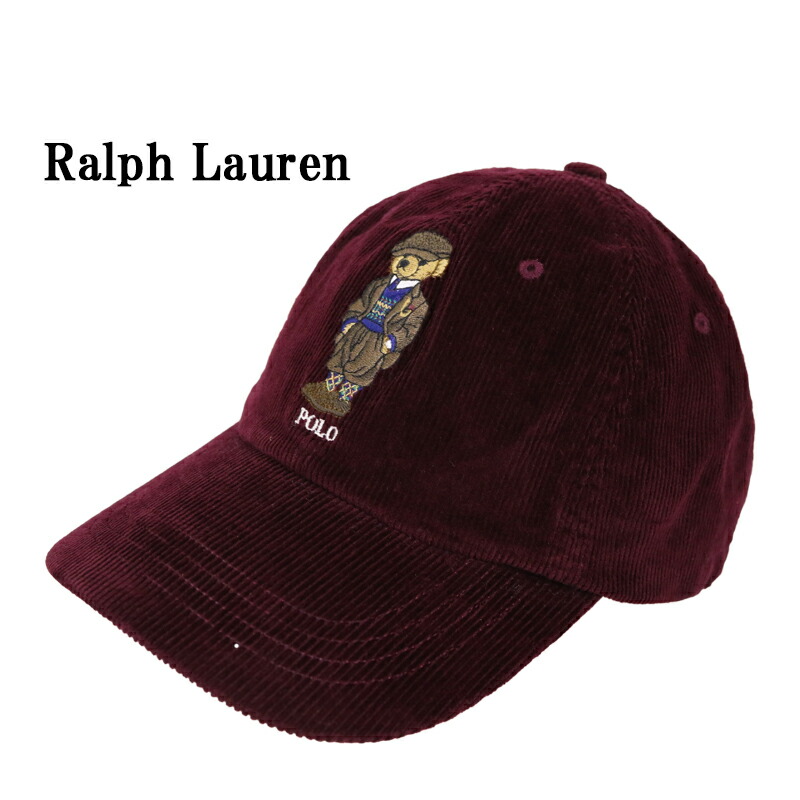 楽天市場】ポロ ラルフローレン コーデュロイ キャップ ワンポイント