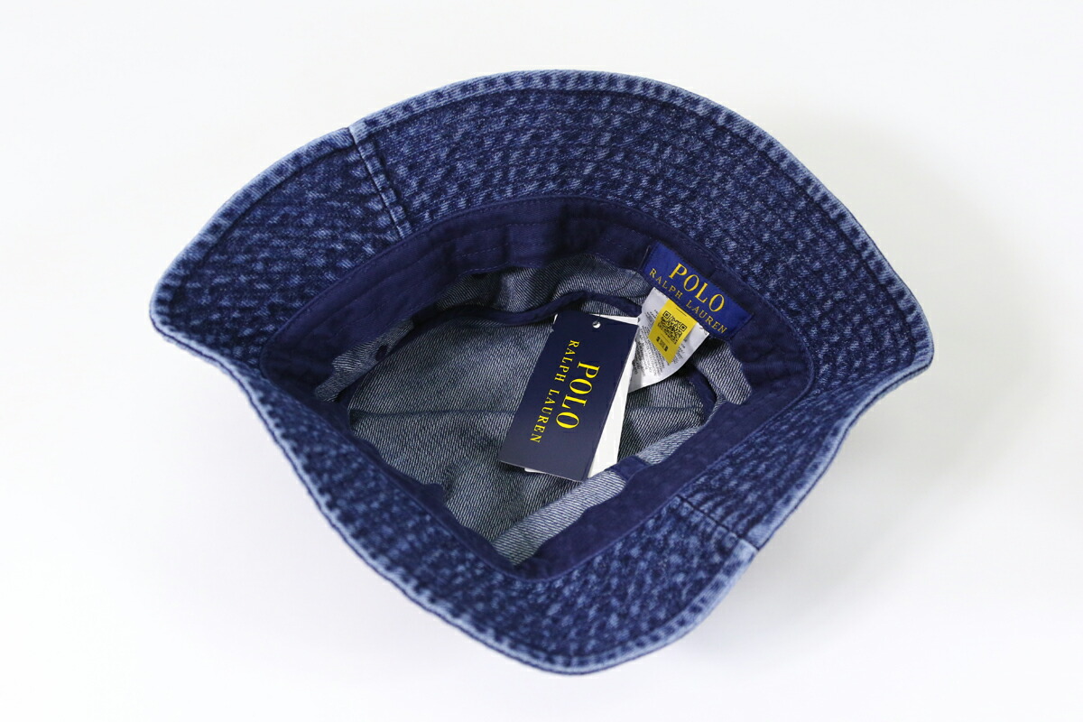 楽天市場】ポロ ラルフローレン ポロベア刺繍 コットン バケット