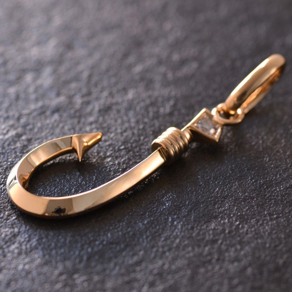 楽天市場】ペンダントトップ メンズ 18金 K18 18KPG ダイヤモンド