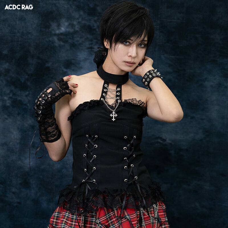 楽天市場】冥闇 クロスリボンキャミソール インナー 原宿 原宿系