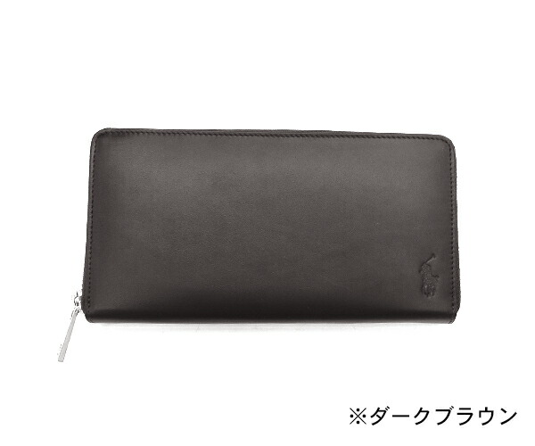 楽天市場】ラルフローレン メンズ カーフレザー ラウンド長財布（P-225