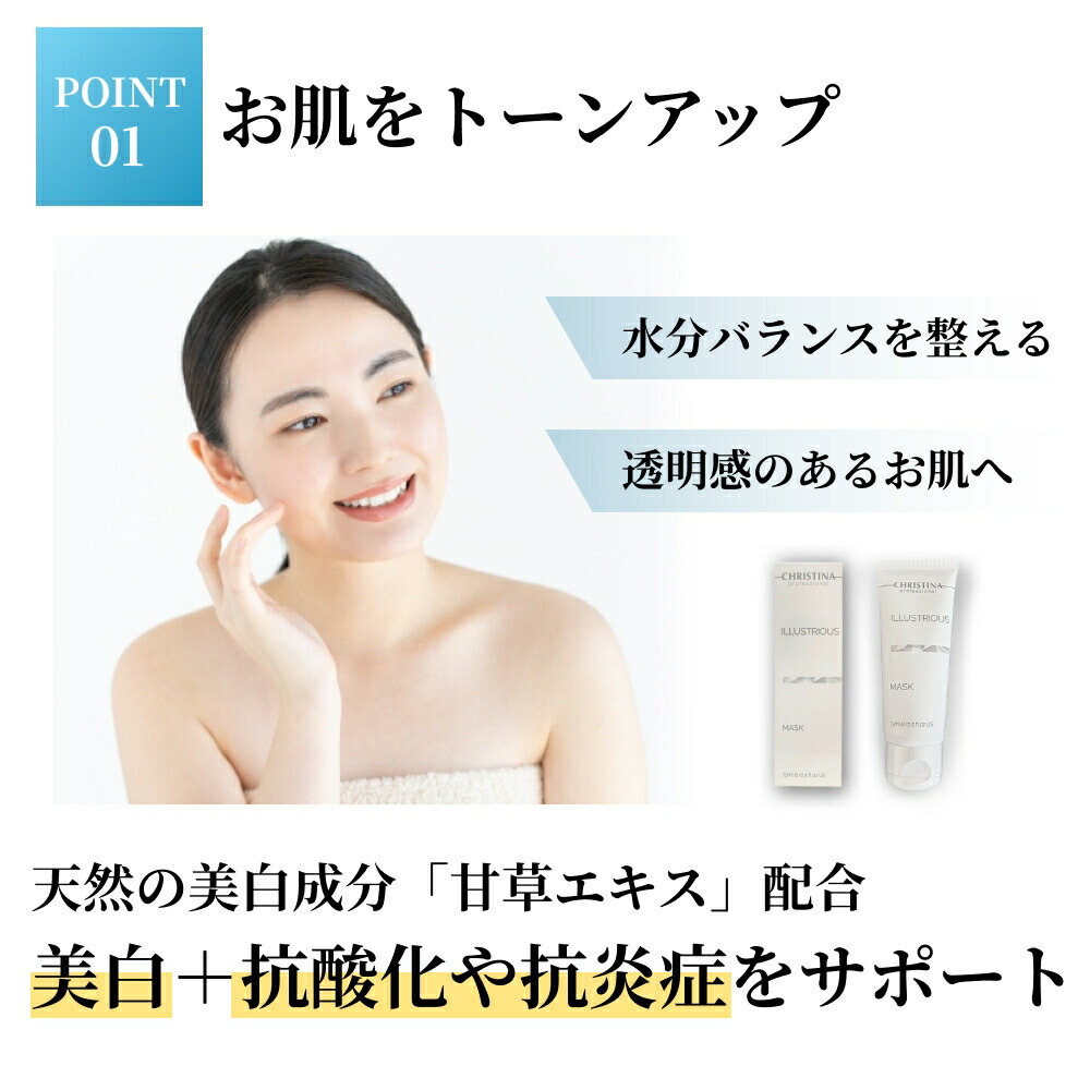 楽天市場】クリスティーナ イラストリアス マスク 75ml : エースリンクス
