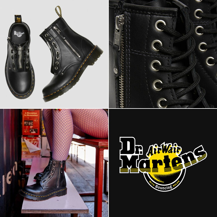 楽天市場】Dr.Martens ドクターマーチン 8ホール ブーツ 1460 TWIN ZIP