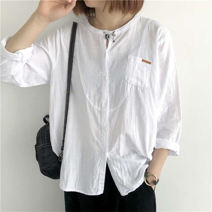 楽天市場】即納商品 シャツ ブラウス レディース 長袖 春 秋 ノー