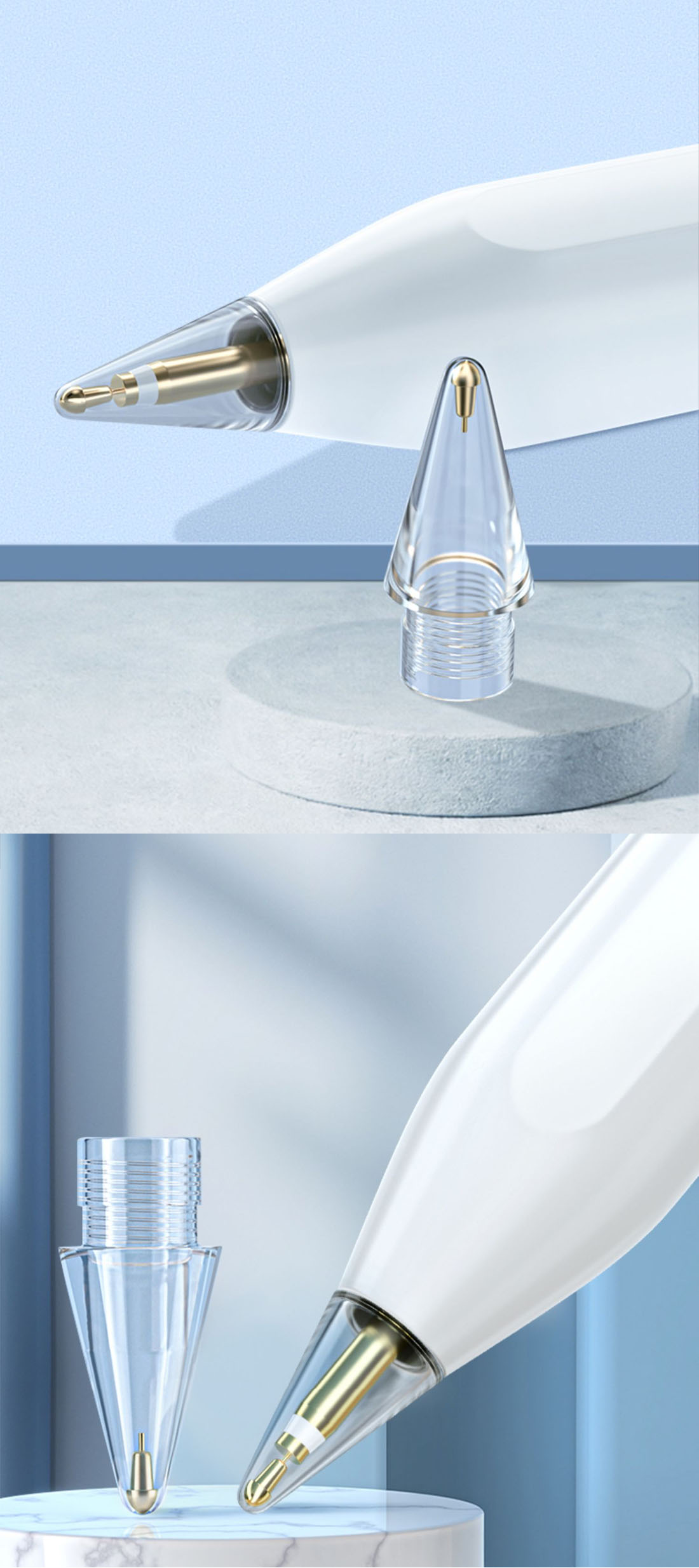 楽天市場】Apple Pencil チップ 替え芯 3個 透明 ペン先 ASP01 v 2対応