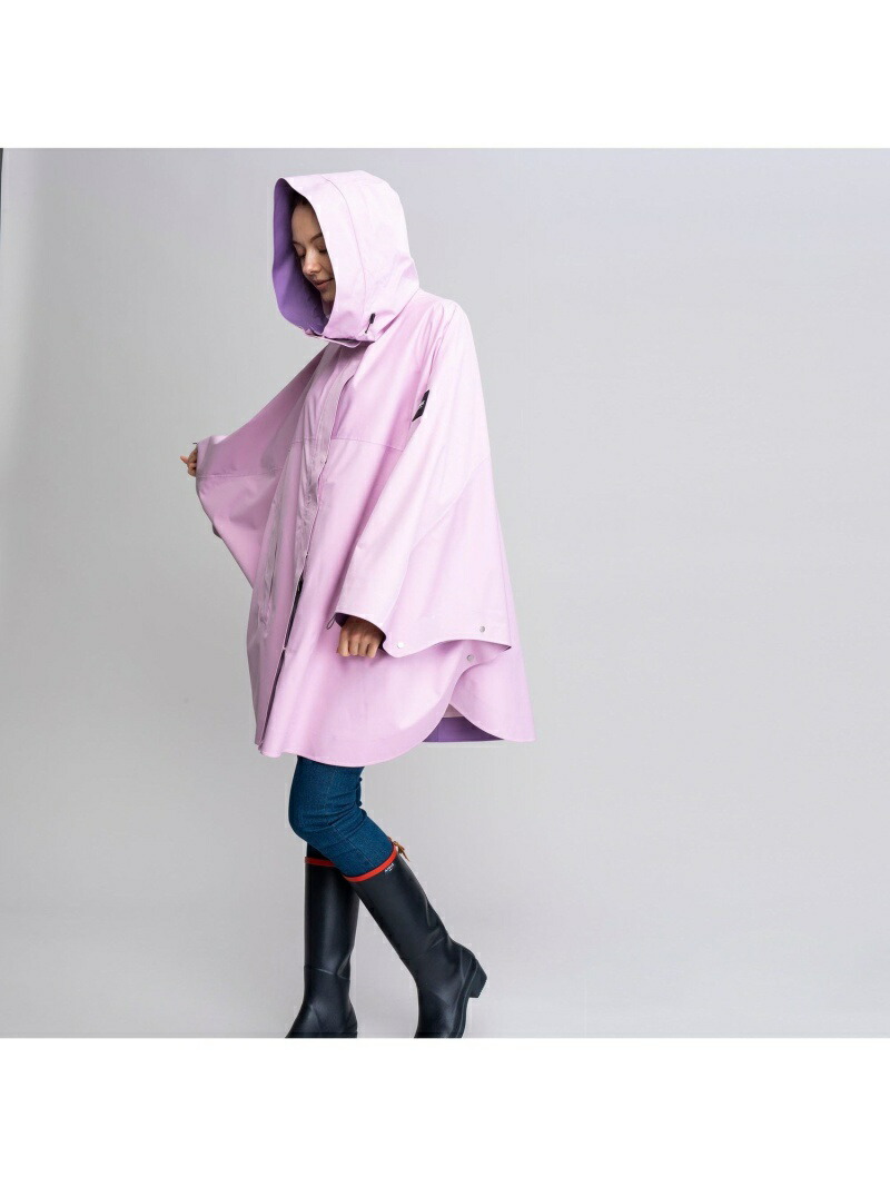 AIGLE エーグル レインポンチョ レインコート ピンク