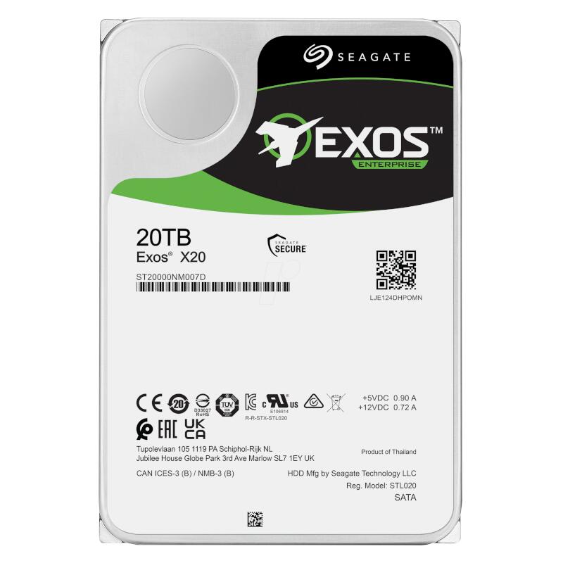 楽天市場】Seagate Exos X18 内蔵ハードディスク HDD 大容量 SATA 512E