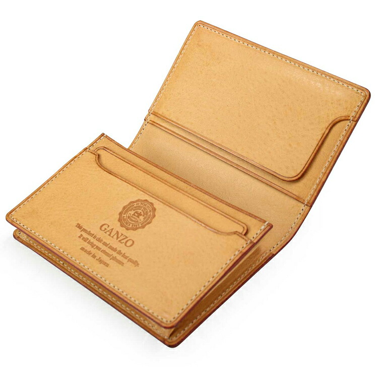 楽天市場】【GANZO】 ガンゾ THIN BRIDLE シンブライドル 名刺入れ