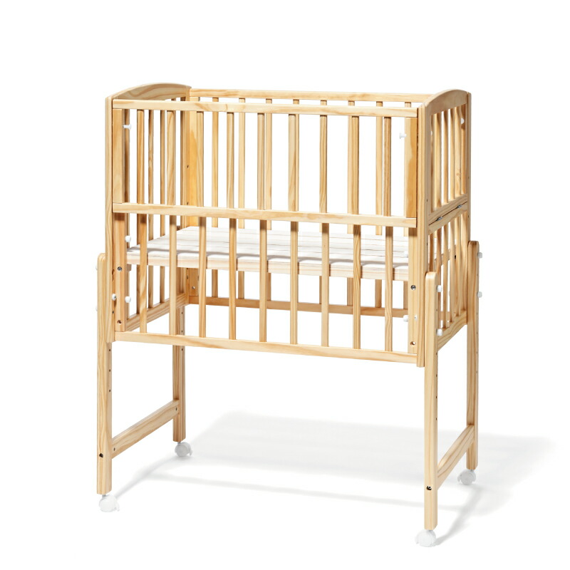 楽天市場】大和屋 ノモック Wオープンハイタイプ ミニベビーベッド