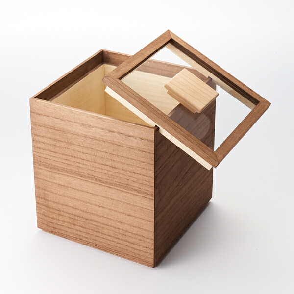 楽天市場】増田桐箱店米びつ kome-bitsu 柿渋（3kg/5kg） : AKOMEYA