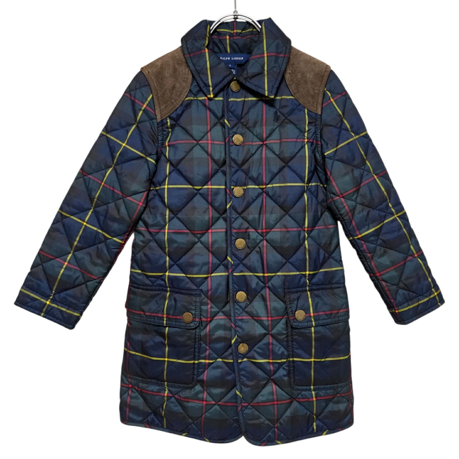 楽天市場】ネイビー キルティング コート キッズの通販