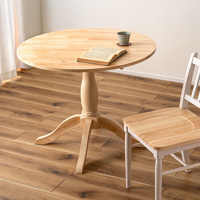 楽天市場】【豪華特典2個付き】ダイニングテーブル 丸い 1本脚 円形