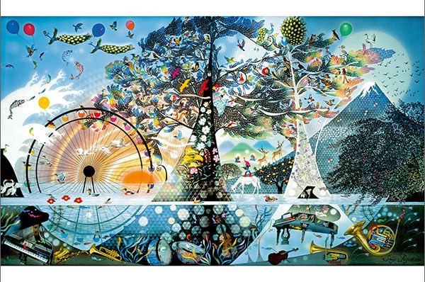 楽天市場】ジグソーパズル 生命讃歌(藤城清治) 1000ピース APP-1000