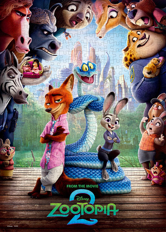 楽天市場】ジグソーパズル ジュディとニックとゲイリーと(ズートピア