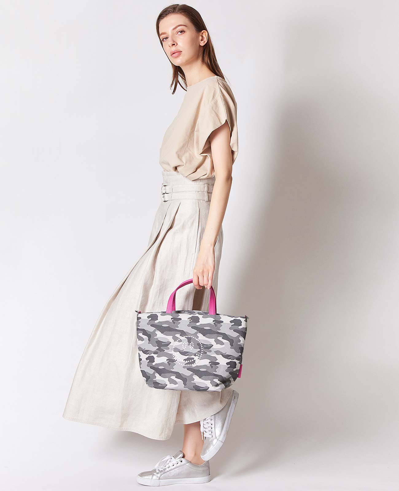 楽天市場】トートバッグ レディース キャンバス ブランド 迷彩柄 布