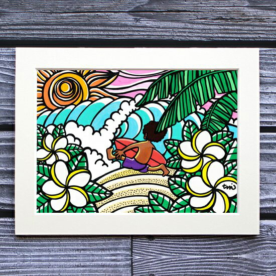 楽天市場】ハワイ アート 絵画 壁掛け スタンド TAMO（タモ