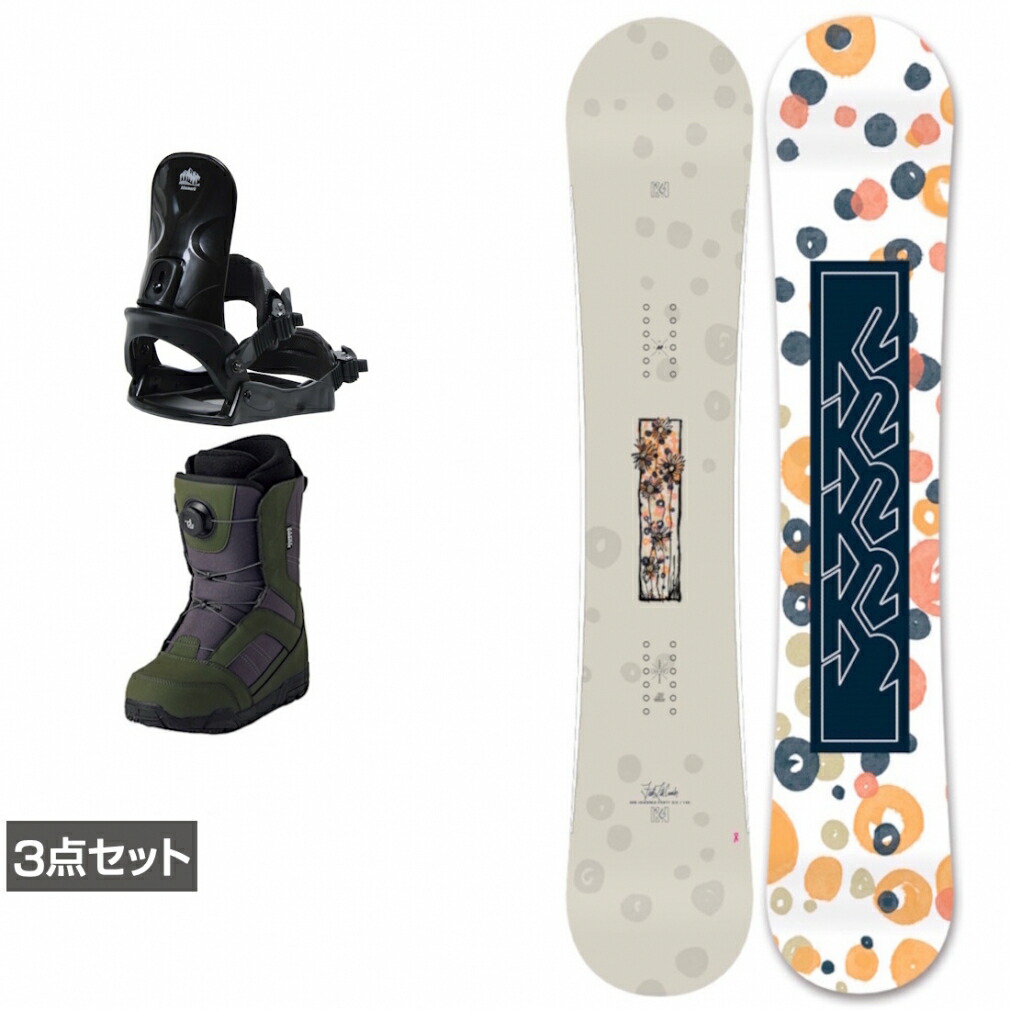楽天市場】スノーボード 3点セット k2の通販