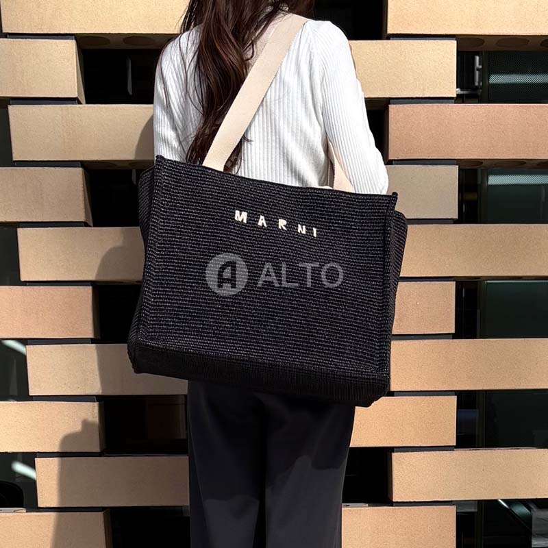 楽天市場】MARNI マルニ SHMP0078U0P3860 Z0R42 かごバッグラージ