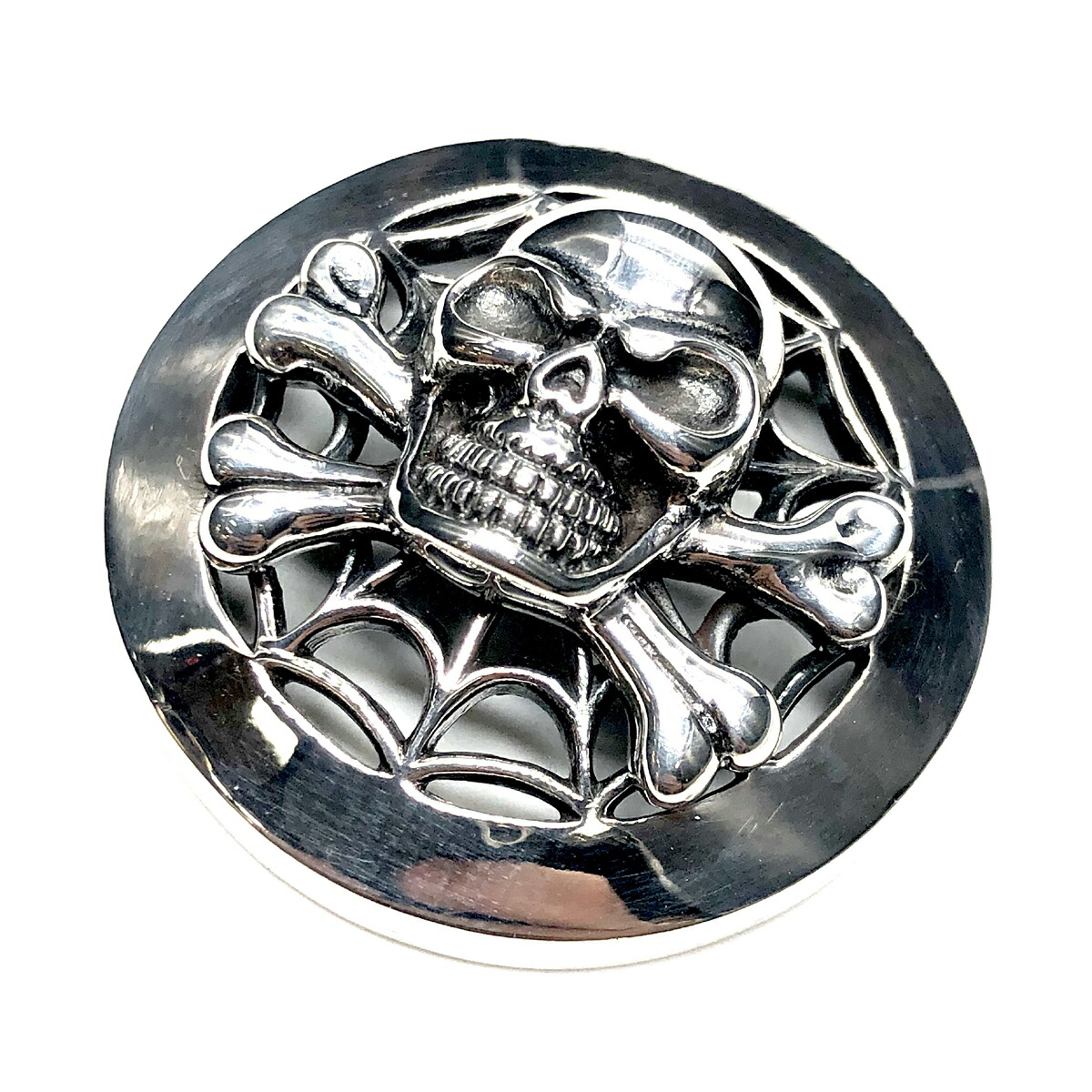 楽天市場】送料無料 ALZUNI アルズニ シルバー コンチョ スカル スカル