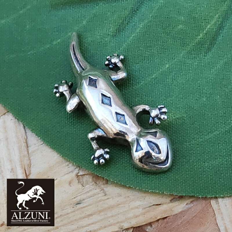 楽天市場】送料無料 ALZUNI アルズニ シルバー コンチョ トカゲ 蜥蜴