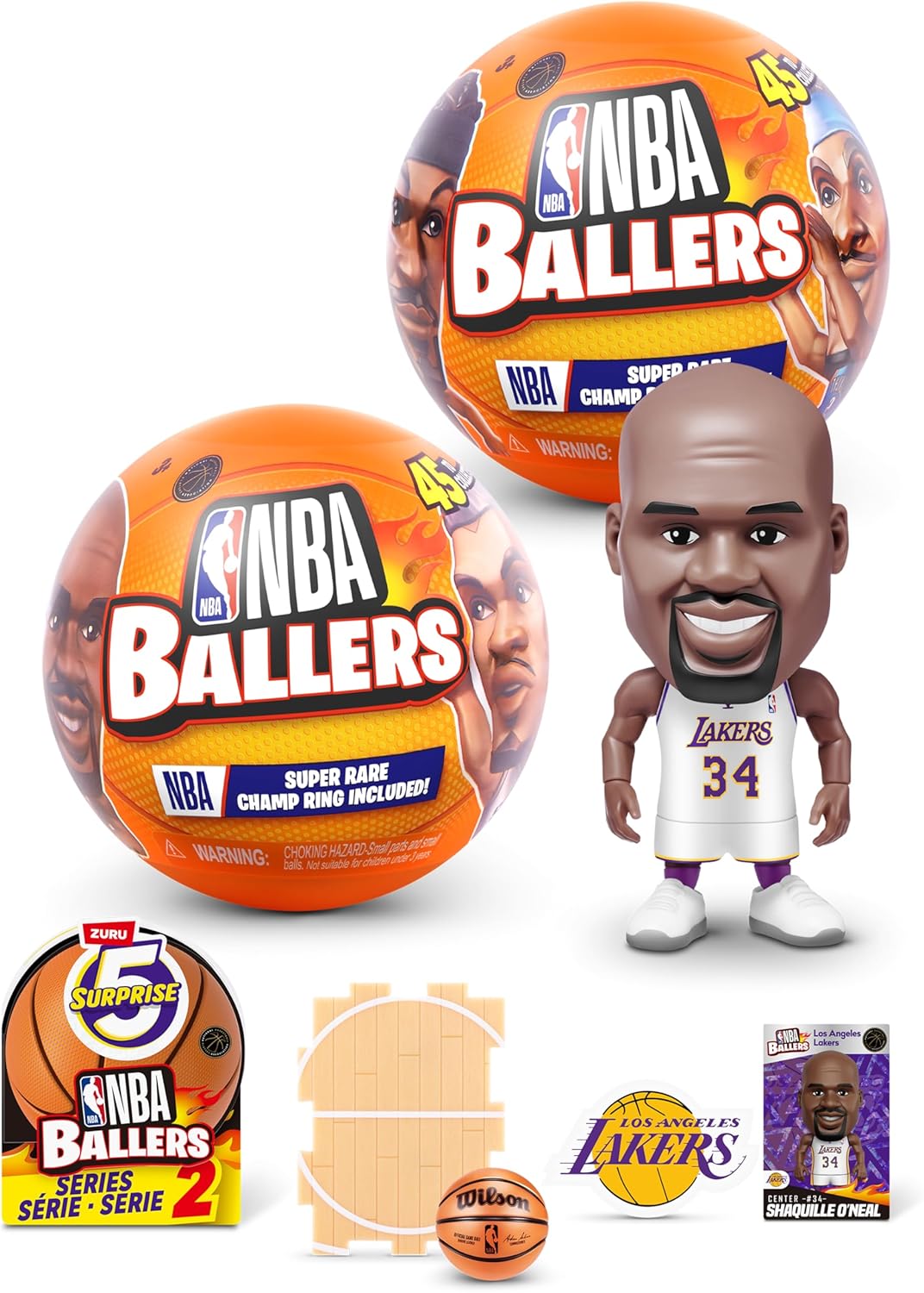 楽天市場】ZURU 5 Surprise NBA Ballersシリーズ2 NBAライセンス商品