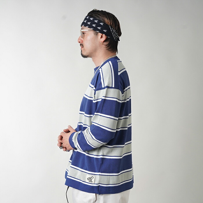 楽天市場】NASTOYS ナストイズ /「Border Crew Neck L/S Knit / NAVY